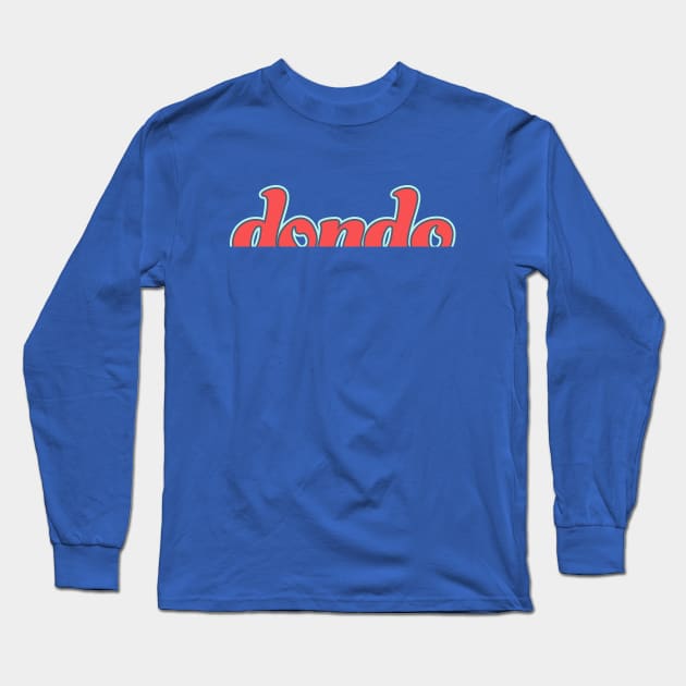 The Dondo Red Long Sleeve T-Shirt by thedondo